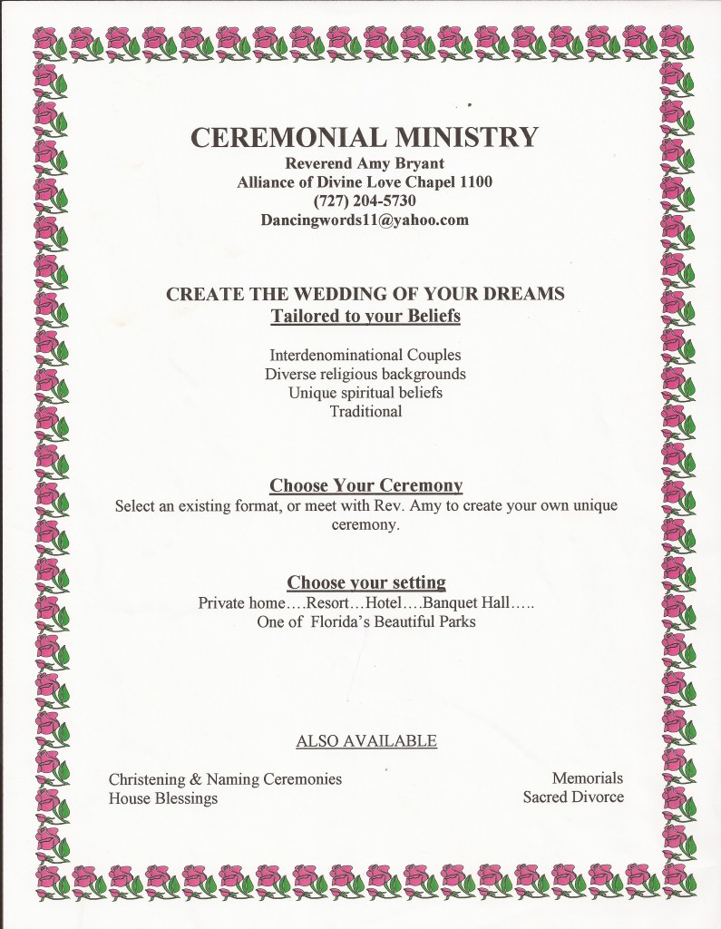 Ceremonial Ministry 1